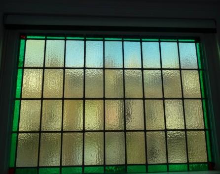 Original stained glass window
